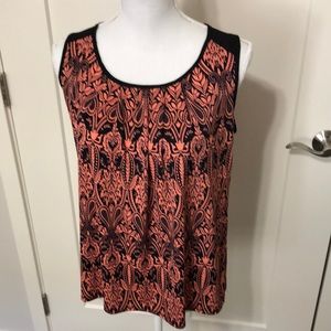 Preloved EUC Corvia Size M Coral & Black Top!